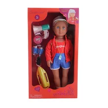 Спортивный кукла 18 дюймов американская кукла для рождественские подарки для детей