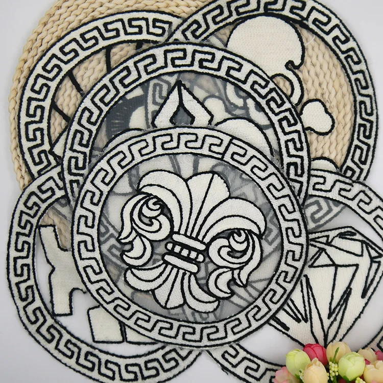 

New Arrival Wholesale Paris Mesh Embroidery High Quality Silver Fashion Patch Sew on Cloth Free Shipping BT238 10 Pcs/Lot
