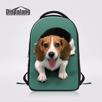 

Dispalang Canvas Men's Laptop Backpack For Traveling Pet Dog Prints School Bags For College Animal Rucksack Daily Bagpack Rugtas