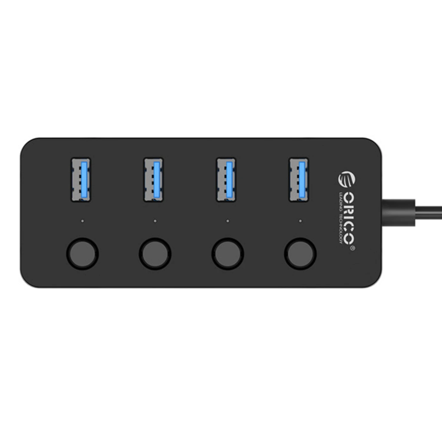 Orico W9Ph4-U3-V1 Bus power ed 4 порта Usb 3,0 концентратор с индивидуальными переключателями питания адаптер и Led для ноутбука/ультрабука/рабочего стола