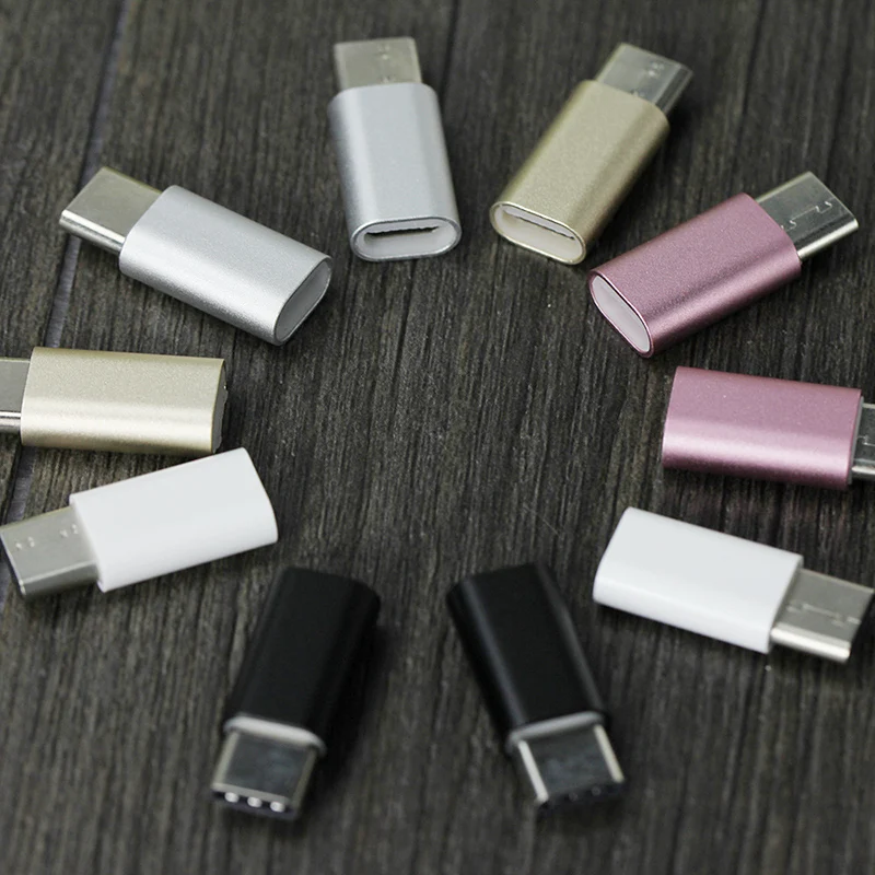 Thbelieve Adapter USB Type C Micro Mobile Phone Adapter USBC Adaptor Micro Female Connect Type C Male Adaptores Drop Shipping (3)