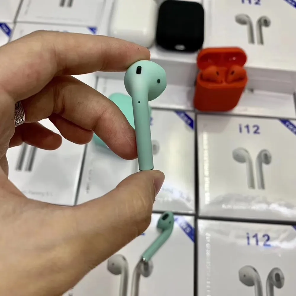 Wireless Mini Bluetooth 5.0 Earphone I12 TWS 11 Double Calls Smart Touch Earphone for iPhone I9s PK I7s I10 Earbuds Headphone (4)