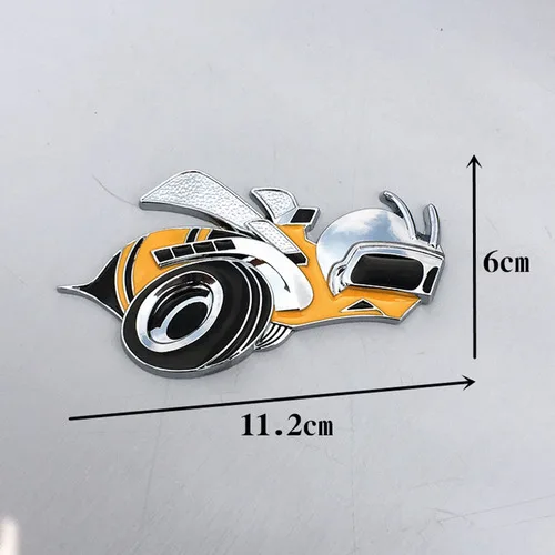 1 шт. 3D металлическая эмблема Шмель супер пчела значок Авто Наклейка для автомобиля для Dodge Chevrolet автомобильный Стайлинг - Название цвета: style 4