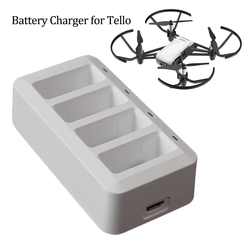 4 in1 Multi Battery Charger Fast for DJI tello Drone Intelligent Quick Charging Tello | Электроника