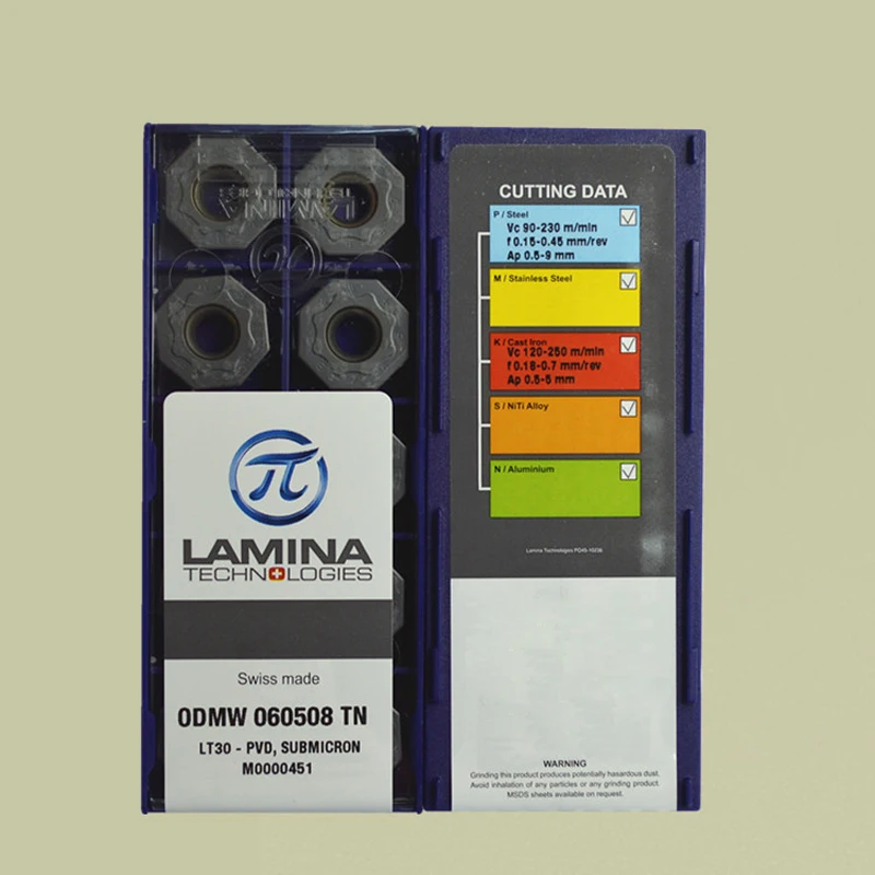 Новый и оригинальный лезвия с ЧПУ Токарный Инструмент ODMW060508NN LT30 в