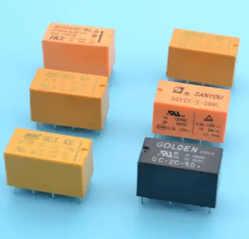 

20pcs dpdt pcb relay 3V 5V 9V 12V 24V 8 pins relay switch dpdt relay