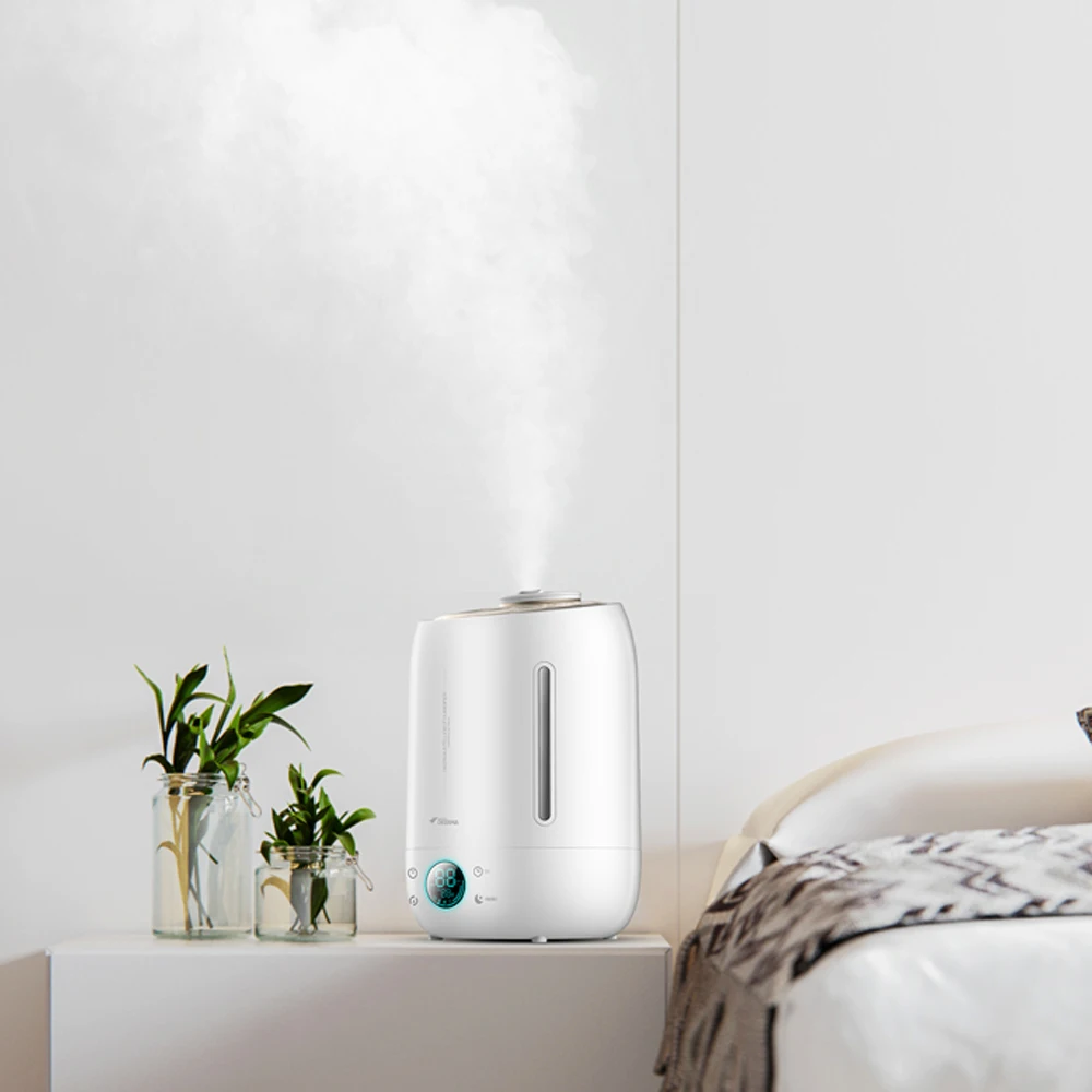 

Youpin Deerma Ultrasonic Air Humidifier 5L Essential Oil Diffuser Aroma Mist Maker Fog LED Touch Screen For Home Water Diffuser