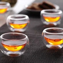 10 шт./партия Термостойкое стекло материал чашки для кофе двойной слой ручной работы стекло L 0061