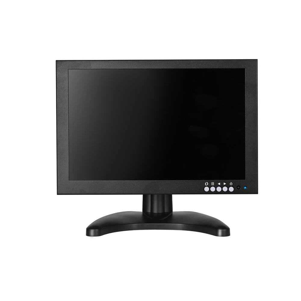 Wearson 10,1 дюймовый металлический ips ЖК-монитор BNC VGA HDMI вход 16:9 HD 1280x800 с кронштейном для ПК CCTV домашней безопасности и т. Д