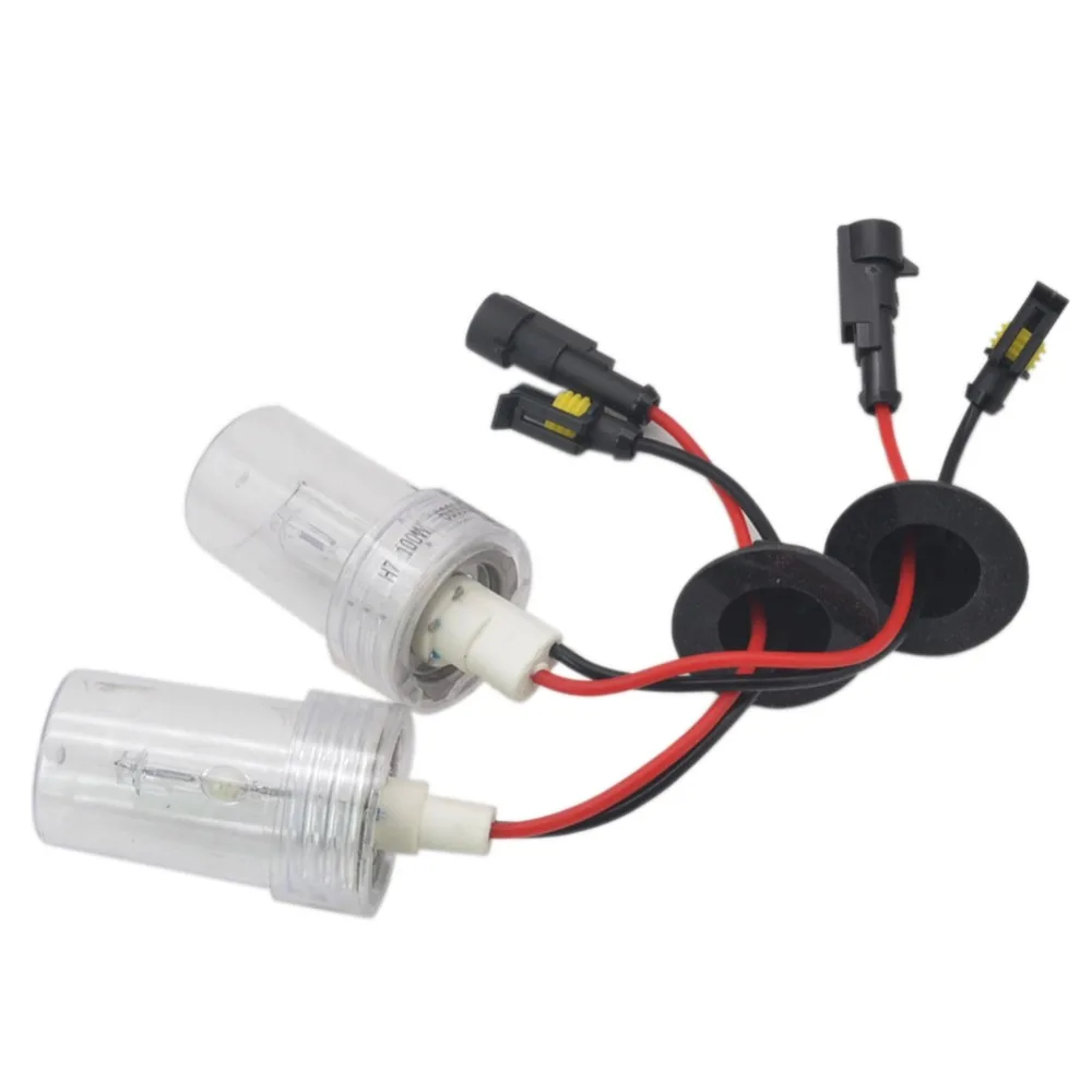 Одна пара 100 Вт Xenon HID ксеноновая лампа H7 H4 H1 H3 H11 H8 H9 9005 HB3 9006 HB4 автомобильный
