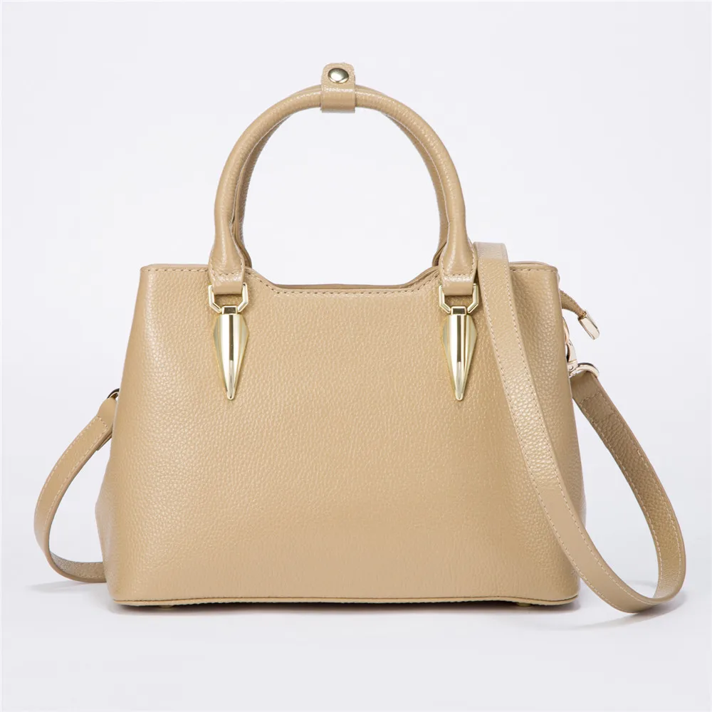 

High quality 100% Real Cow Leather bag Women Luxury Brand Women Genuine leather Shoulder Handbag bag Large capacity black 2018