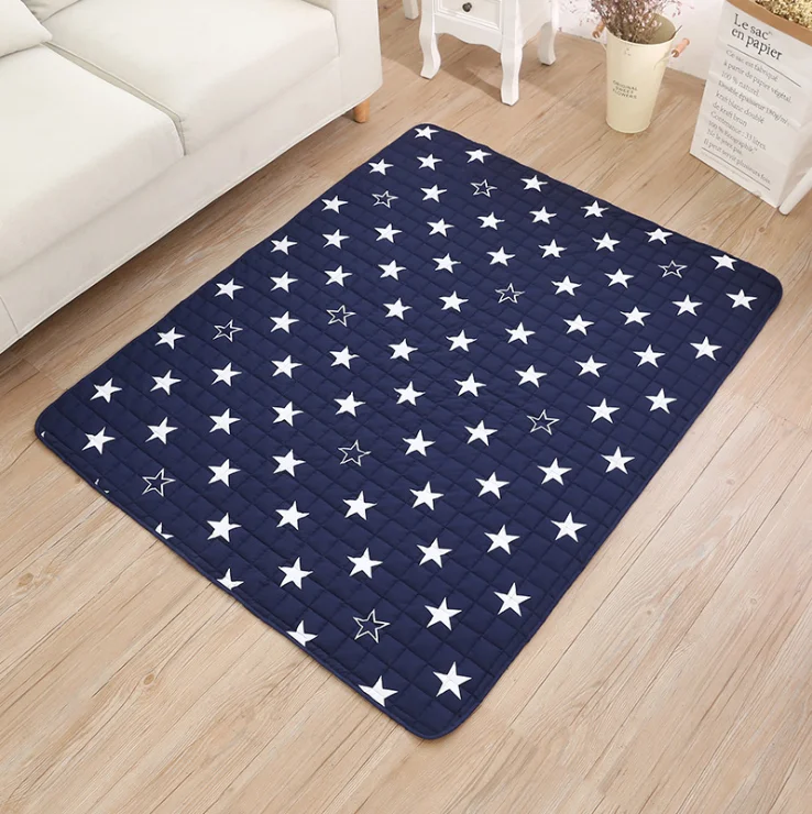 

Star style Baby Play Mats Pad Toddler Kids Crawling Blanket 120cm*140cm Carpet Rug Toys Mat For Children Room Decor