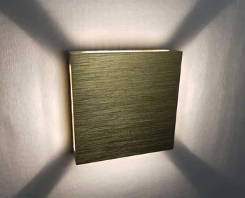 

Bronze recessed lamp for stairs, warm white, glow all sides, 3W