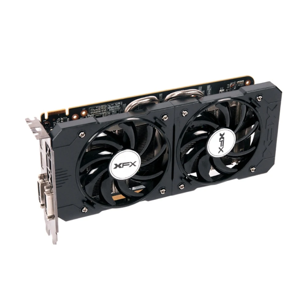 Б/у видеокарты XFX R9 380 4 ГБ GDDR5 256bit PCI E 3 0 HDMI DisplayPort DVI D 1792SPs настольные игровые