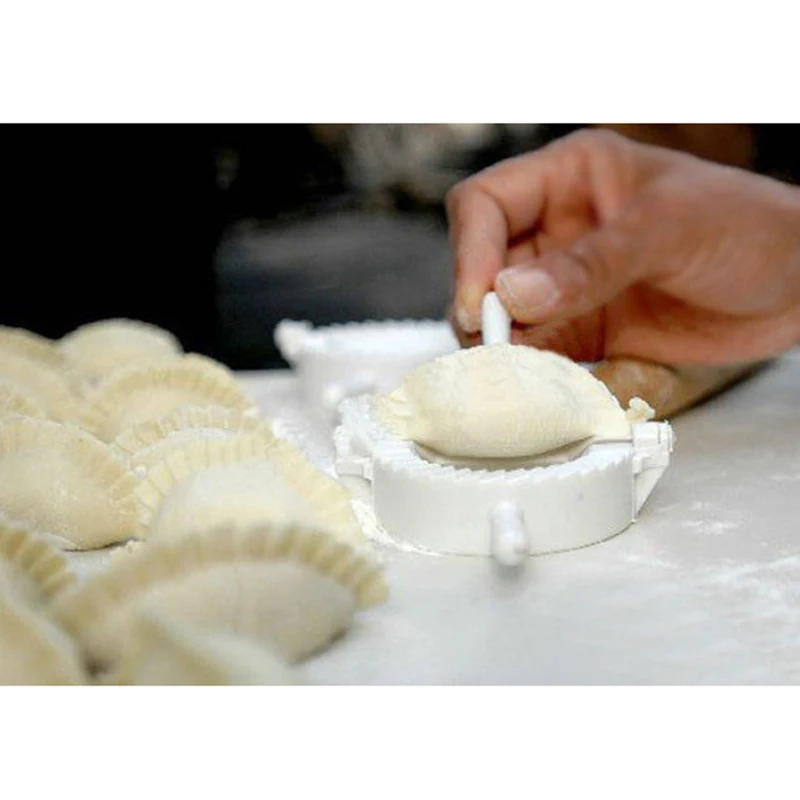 3pcs/Set S/M/L Pastry Maker Plastic Dumpling Mould Dough Press Molds DIY Cooking Kitchen Supplies New
