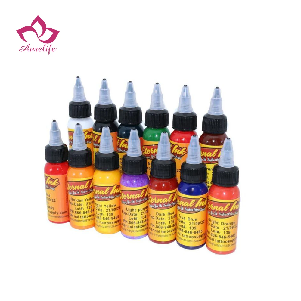 

BEST Fran fansPermanent Makeup Tattoo Ink Pigment 15ml/Bottle For Eyebrow Makeup with 23 Colors For Choosing