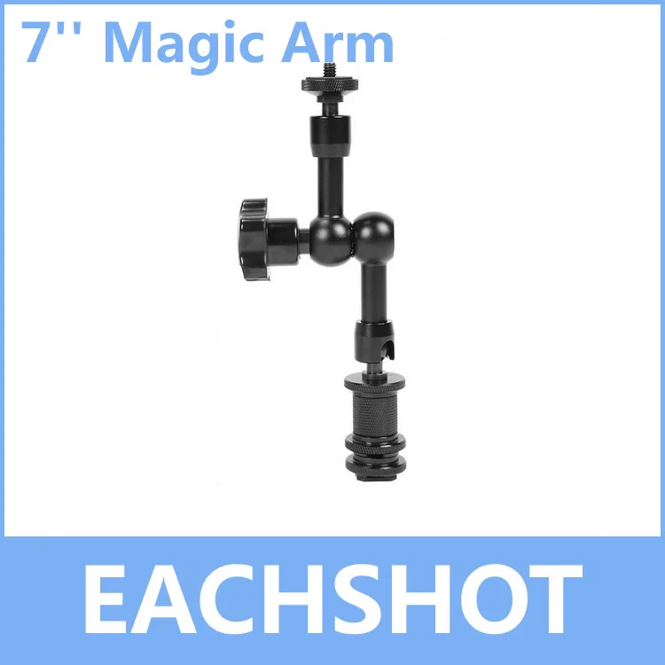 7 дюймов Magic Arm, для камеры Camcoder DV ЖК-монитор СВЕТОДИОДНЫЙ светильник Shoemount DSLR Rig