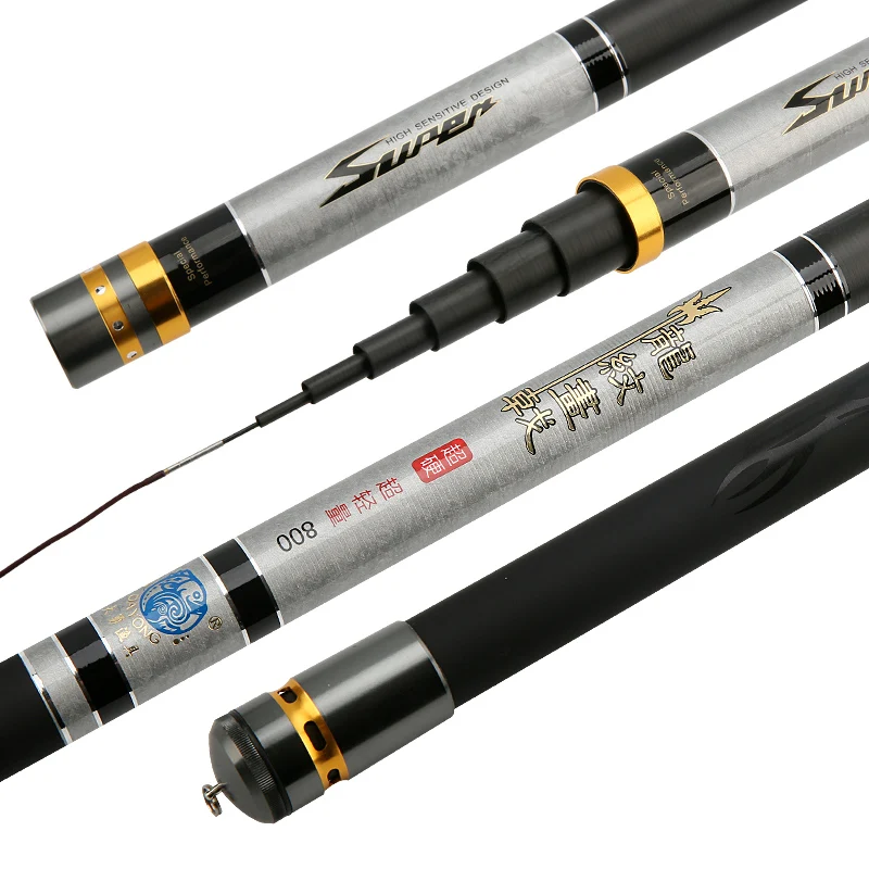 Limited Price for  Power Hand Rod Long 8-15m Fishing Pole Super Hard Taiwan Fish Rod Telescopic Fishing Olta De Pesca 