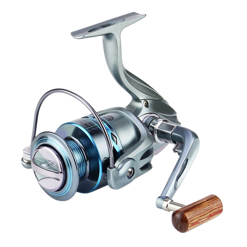 

High Strength Aluminium Alloy Metal Head & Arm Spinning Fishing Reel 12+1BB Gapless Fishing Spinning Wheel Sea Fishing Tackle