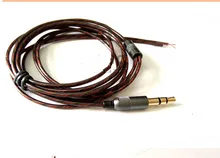 Earphone Cable Replacement detachable 5N OFC DIY Cable repair wire for IE80 Shure Free Shipping Headphone Wire 1.2m