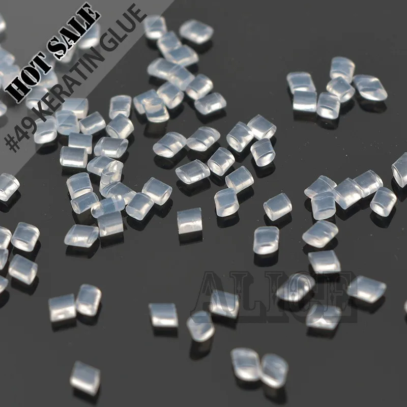 1000g Fusion 100% Italian Keratin Glue Grains Transparent Keratin Pellet Granule Beads for Pre-bonded Hair Extensions