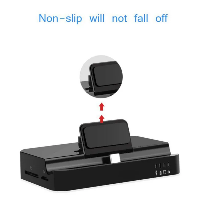  Adjustable USB Type C Phone Stand HUB Docking Station HDMI USB3.0 SD/TF Card Reader Power Adapte Fo