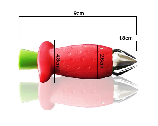 1 шт. Горячая хорошая клубника стволовых листьев Халлер удаления Машинка для удаления сердцевины из фруктов кухонный инструмент
