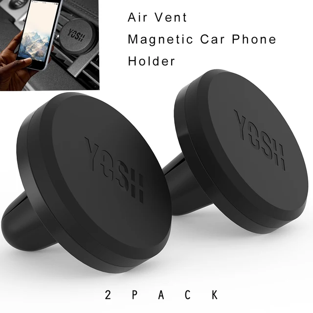 YOSH Car Phone Holder [2 Packs] Cell Phone Holder for Air Vent