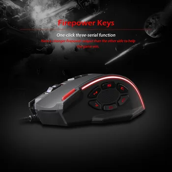 

Zelotes C13 Gaming Mouse 7000 DPI 13 Programmable Buttons RGB LED Light Mice