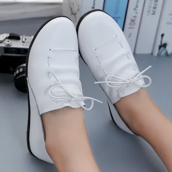 

Casual genuine leather shoes women loafers designer fold ladies shoes 2019 classic style lazy shoes women flats chaussure femme