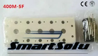 5 ряд 400M-5F пневматический Airtac коллектор электромагнитного клапана Базовая плата с винтовая прокладка для 4V410-15 4v400 4A400 серии