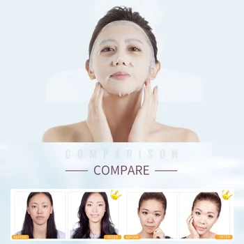 

Natural Vitamin C Mask Brightening Whitening Anti-Aging Remove Wrinkle Spots Moisturizing Facial Korean Care