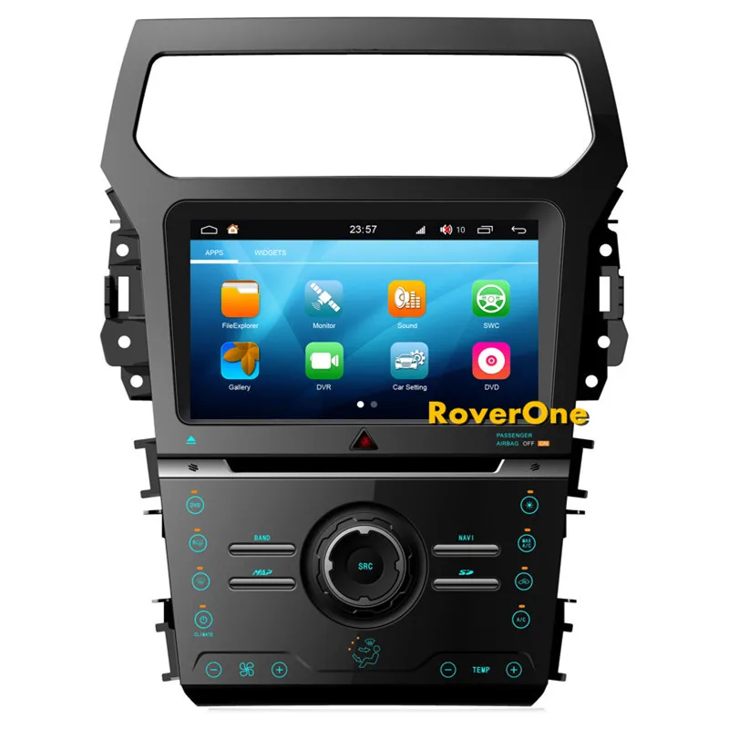 Cheap RoverOne Android 8.0 Octa Core Car Radio DVD GPS For Ford Explorer 2012+ Touchscreen Multimedia Player Head Unit Bluetooth 2