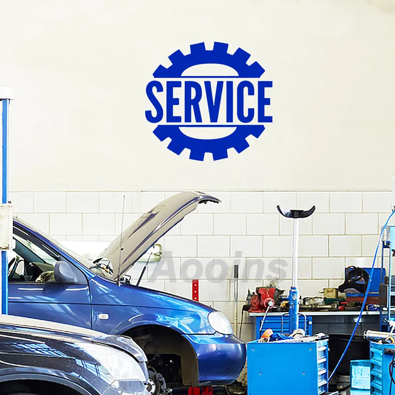 Auto Service Center Art Decals car Decor