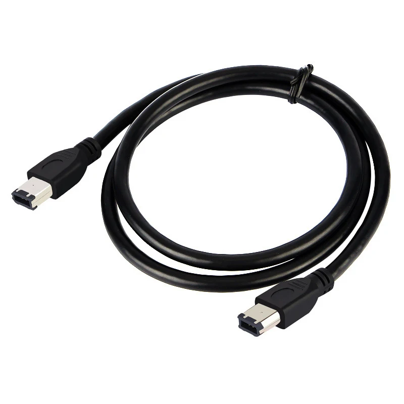 Оптовая продажа 1 8 м Длина IEEE 1394 6pin кабель папа к кабели Firewire Бесплатная