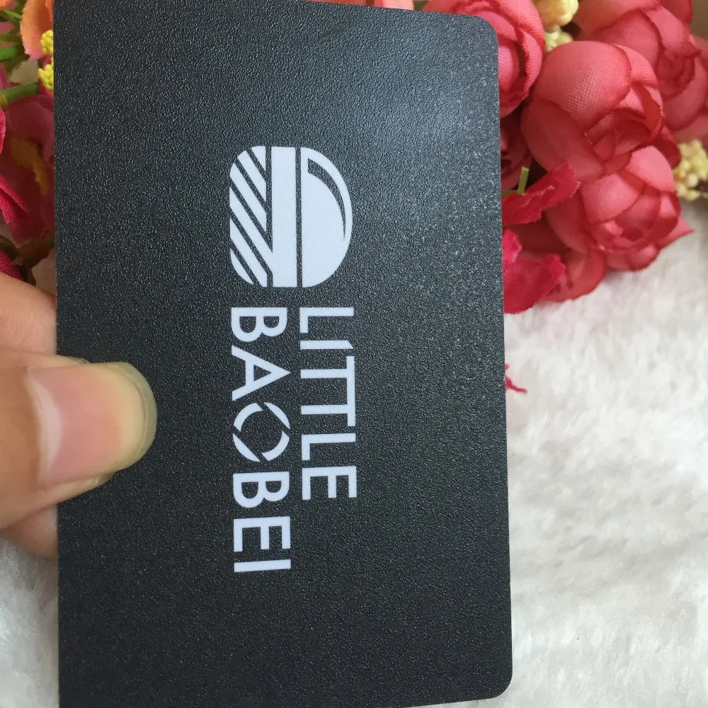 thickness 0.38mm two-sided printing Business card Customize frost Plastic PVC business cards printing visit card