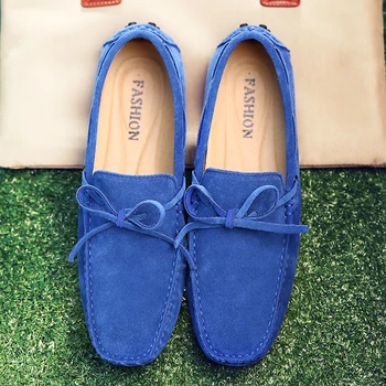 

9 colors Men's Moccasins Summer Suede Leather Driving shoes Size 49 Hot Sale Fashion Men's Casual Flat Couple shoes Loafers