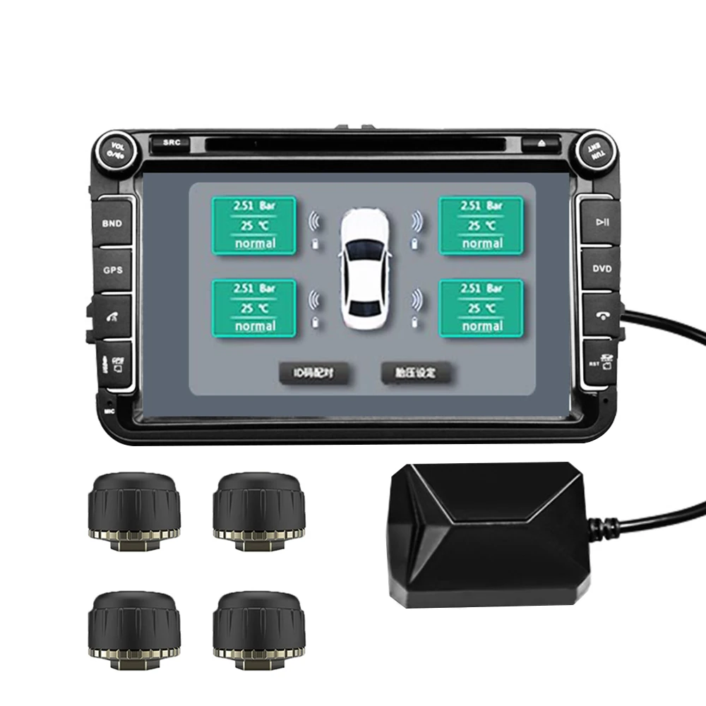 Universal USB Car TPMS Tire pressure Monitor Alarm System/Android