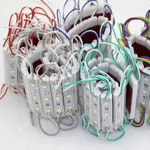 5050 SMD 3 светодиодный модуль, светодиоды полосы гирлянды светодиодные лампы разноцветный Водонепроницаемый IP68 DC12V