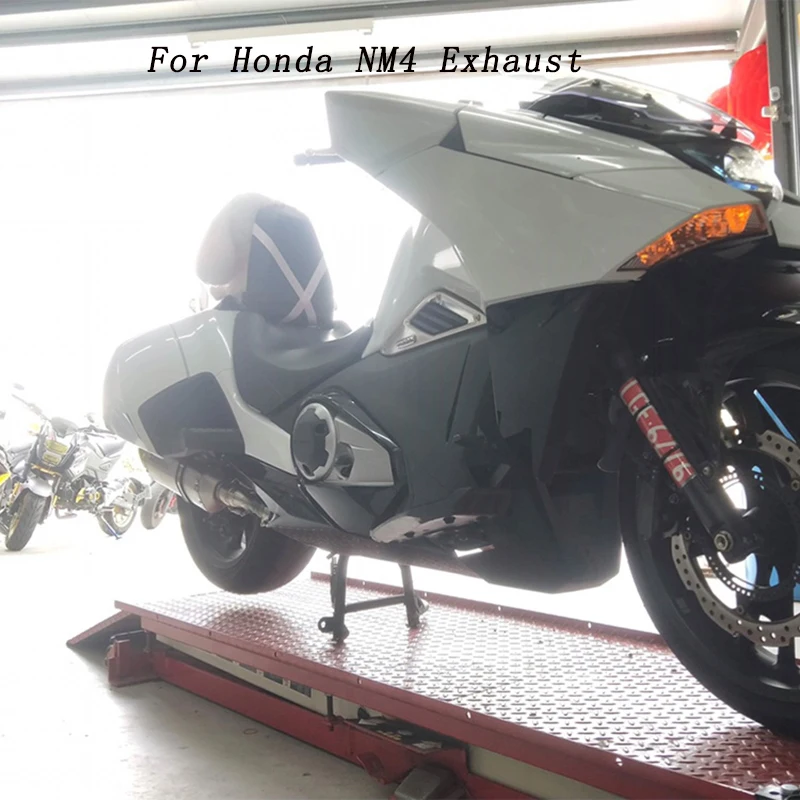 

Slip On For Honda NM4 Motorcycle Yoshimura Exhaust Escape Modifed Middle Contaction Link Pipe Carbon Muffler DB Killer