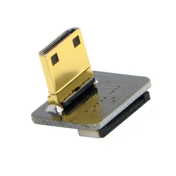 

Jimier CYFPV Mini HDMI Type C Adapter Connector Male Up Angled 90 Degree for FPV HDTV Multicopter Aerial Photography