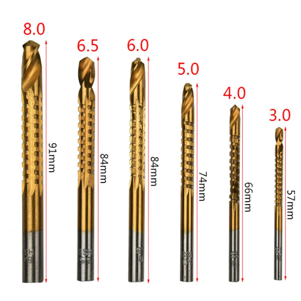 

Titanium Coated HSS Drill Bit Electric Drill Plastic Metal Hole Grooving Drill Saw Carpenter Woodworking drilling Tool