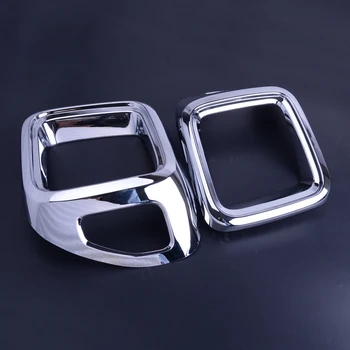 

CITALL Rear Tail Light Lamp Cover Trim Frame ABS Chrome Decoration Bezel Molding Car Styling Fit for Jeep Renegade 2015-2018