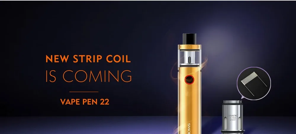 Original Electronic Cigarette Smok Vape Pen 22 Kit Built-in 1650mah Vape Pen 22 Tank 0.3 ohm E Cigarettes VS ego aio Vaporizer (1)