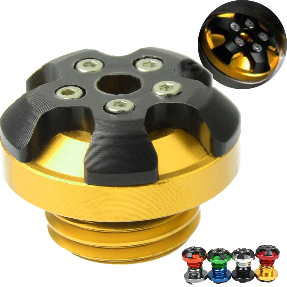 

M20*2.5 motorcycle CNC aluminum engine oil cup golden For YAMAHA FZR400 FZR 1000 GENESIS XSR 700 ABS XSR 900 ABS YZF R1/R1M/R1S