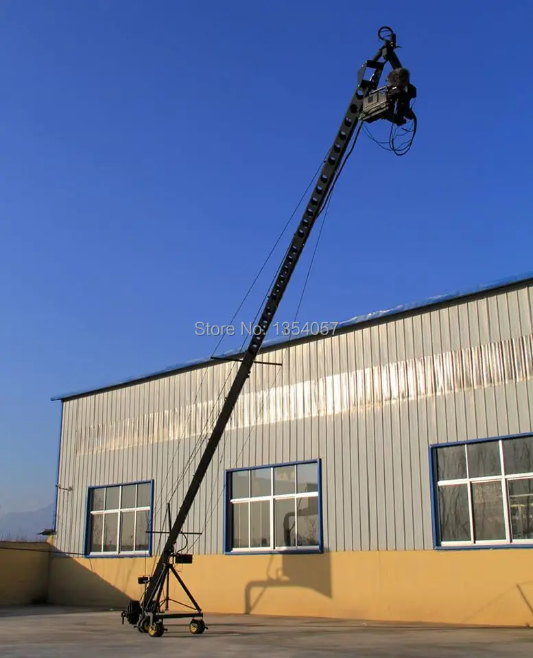 US $1.850.00 12m 2 Axis Jimmy Jib Crane For With Motorized Dutch Head Loading 16kg Professional Jimmy Crane Jib