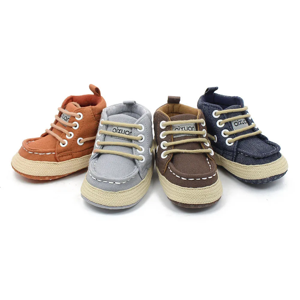 

Newborn Baby Boys Kids Shoes Fashion Infant Toddler First Walkers Handsome Bebe British Style Soft Soled Sports Sneakers Loafers