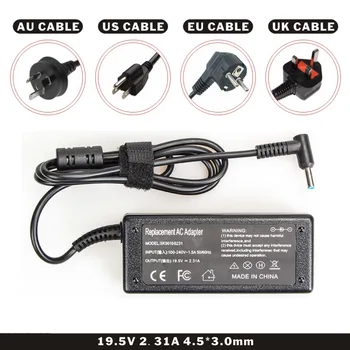 

FDBRO Laptop AC Power Adapter Charger Power Supply For HP Notebook Pavilion Sleekbook 14 15 ENVY 4 6 Series 19.5V 2.31A 4.5*3.0