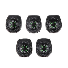 Водонепроницаемый 5 шт. набор уличный для пешего туризма съемный мини ремешок для кемпинга Компас для рыбалки Велоспорт выживания Спортивная безопасность