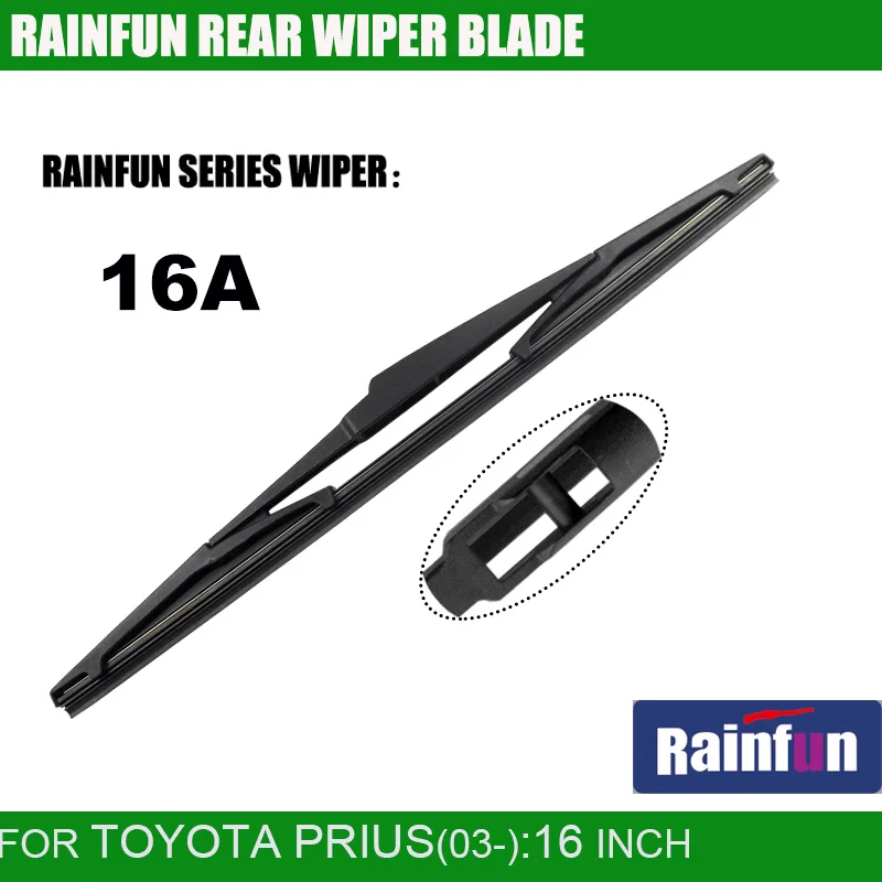 RAINFUN 16A dedicated rear wiper blade for TOYOTA PRIUS(03 ), 16" rear
